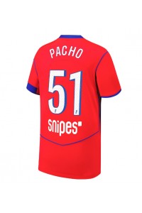 Fotbalové Dres Paris Saint-Germain Willian Pacho #51 Třetí Oblečení 2025-26 Krátký Rukáv